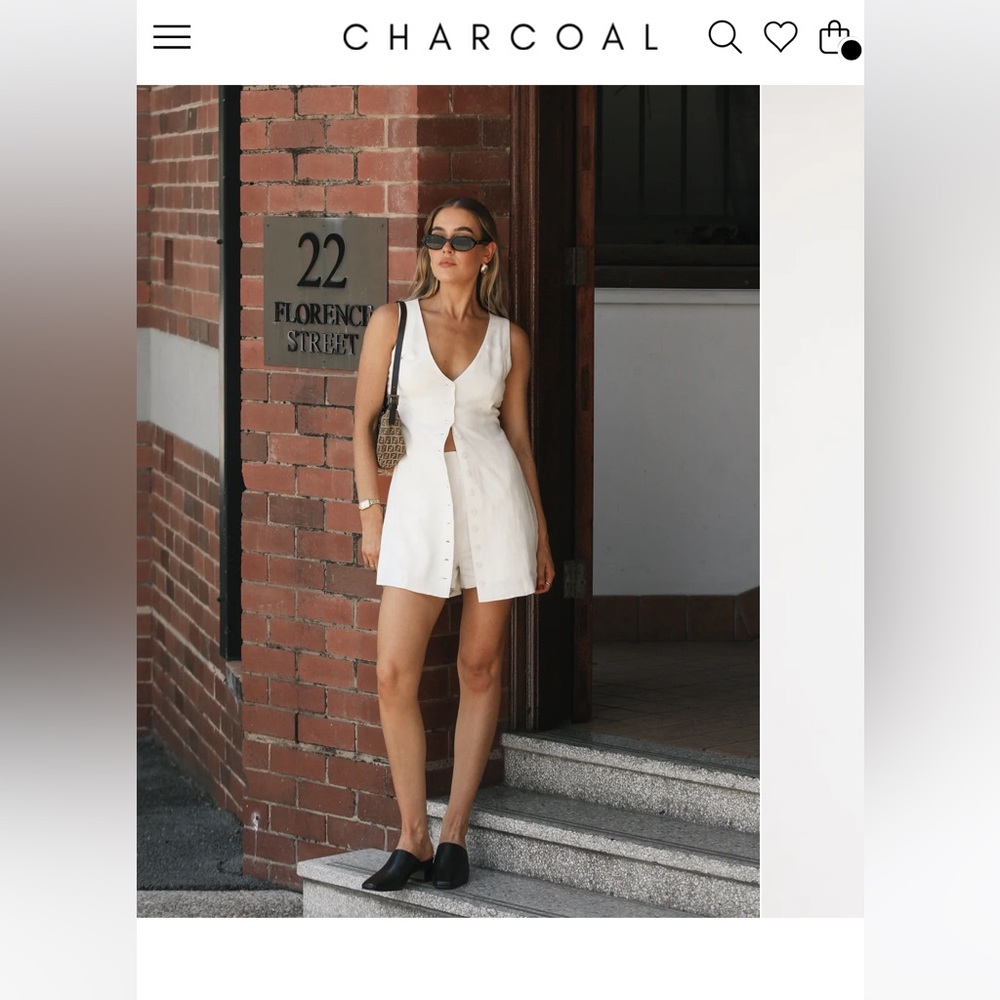 Brand new linen set from Charcoal
